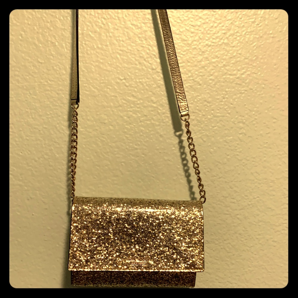 Gold Kate Spade Sparkling Cross Body